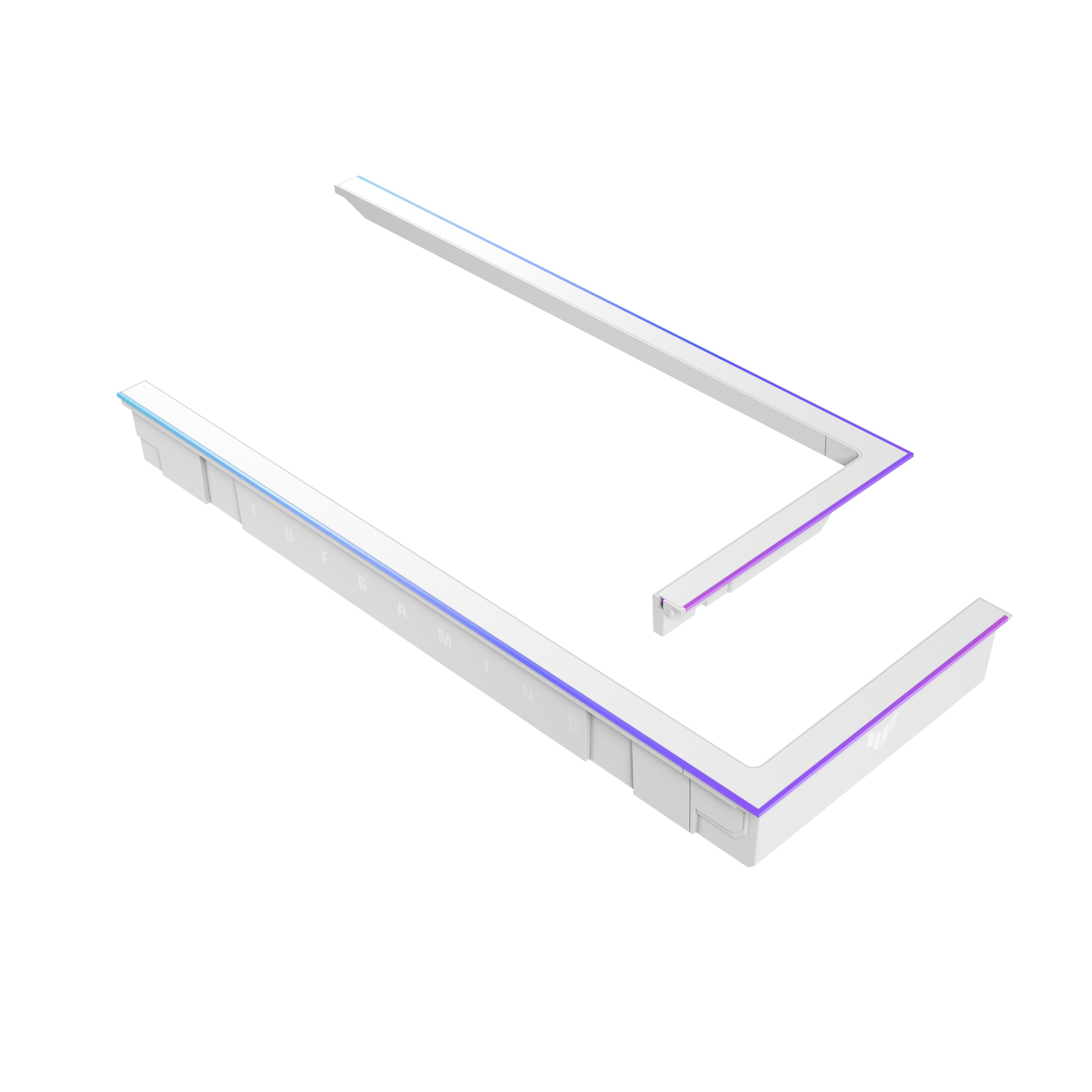ASUS TUF GAMING GT502 Horizon ARGB Lighting Kit White, Kit di potenziamento della luce RGB, Bianco, Multicolore, 20000 h, 3 pin ARGB, 5 V