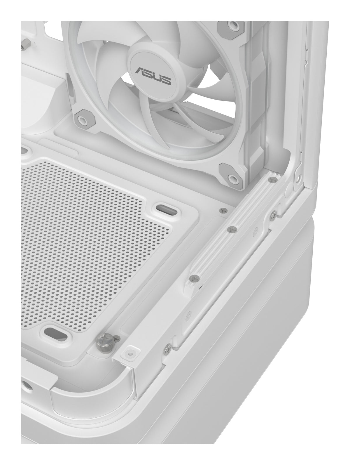 ASUS PRIME AP304 TG ARGB WHITE, PC, Bianco, Mini-ITX, ATX, micro ATX, Multi, 17,5 cm, 42 cm