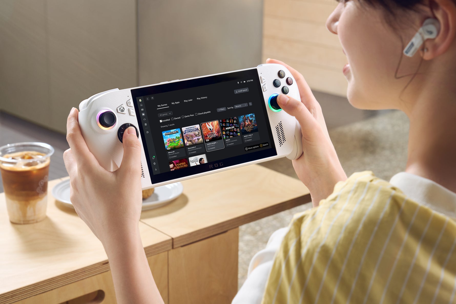 ASUS ROG Xbox Ally RC73YA-NH002W, ASUS ROG Ally, M.2, AMD Zen 2, AMD Ryzen Z2 A, 2800 MHz, 3,8 GHz