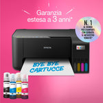 Epson EcoTank ET-2860 stampante multifunzione a serbatoio, Ad inchiostro, Stampa a colori, 5760 x 1440 DPI, A4, Stampa diretta, Nero