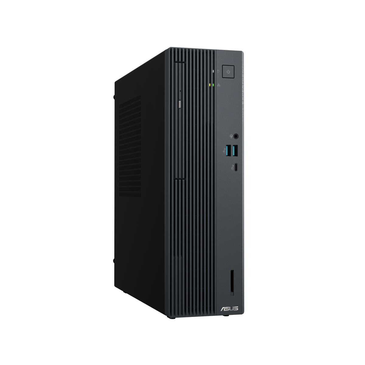 ASUS ExpertCenter P500SV grigio, vista frontale e laterale ufficiale della serie