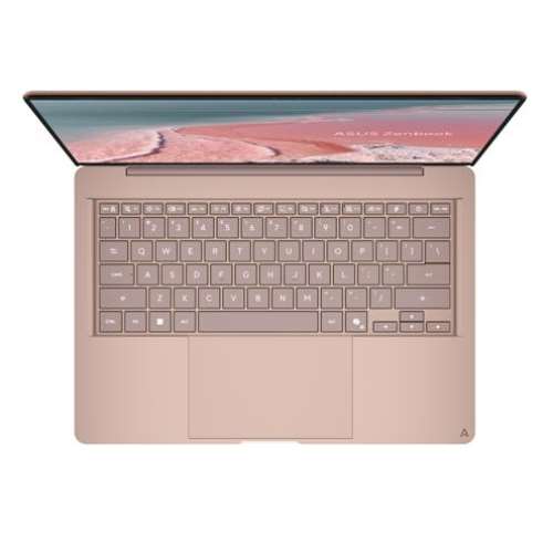 ASUS Zenbook 14 UX3480KA-U2156W, vista tastiera dall’alto; layout illustrativo ASUS