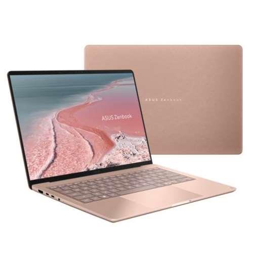 ASUS Zenbook 14 OLED UX3480KA-U2156W Rose Pink, vista frontale e posteriore ufficiale ASUS