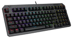 ASUS TUF Gaming K3 Gen II, Cablato, USB, Interruttore a chiave opto-meccanico, QWERTY, LED RGB, Nero