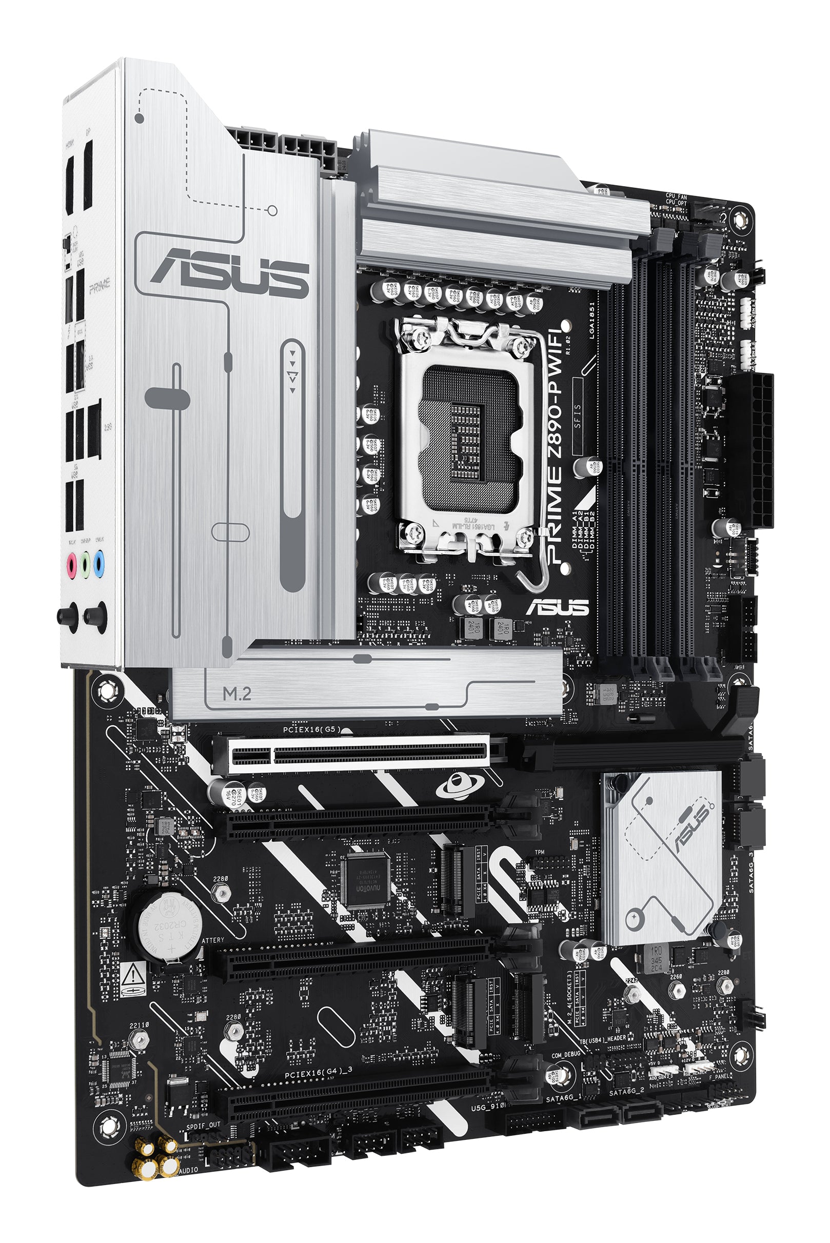 ASUS PRIME Z890-P WIFI, Intel, LGA 1851 (Socket V1), Intel Core Ultra (Series 2), DDR5-SDRAM, 192 GB, DIMM