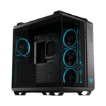 ASUS TUF GAMING GT502 Horizon TG ARGB Black, Midi Tower, PC, Nero, ATX, micro ATX, Mini-ITX, Gaming, 16,3 cm