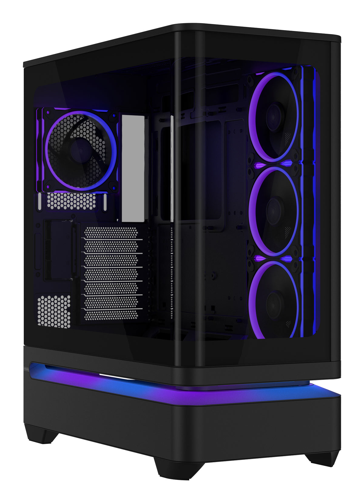 ASUS PRIME AP304 TG ARGB BLACK, PC, Nero, Mini-ITX, ATX, micro ATX, Multi, 17,5 cm, 42 cm
