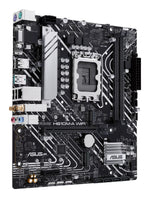 ASUS PRIME H610M-A WIFI, Intel, LGA 1700, Intel® Celeron®, Intel® Pentium® Gold, Intel® Core™ i3, Intel® Core™ i5, Intel® Core™..., LGA 1700, DDR5-SDRAM, 96 GB