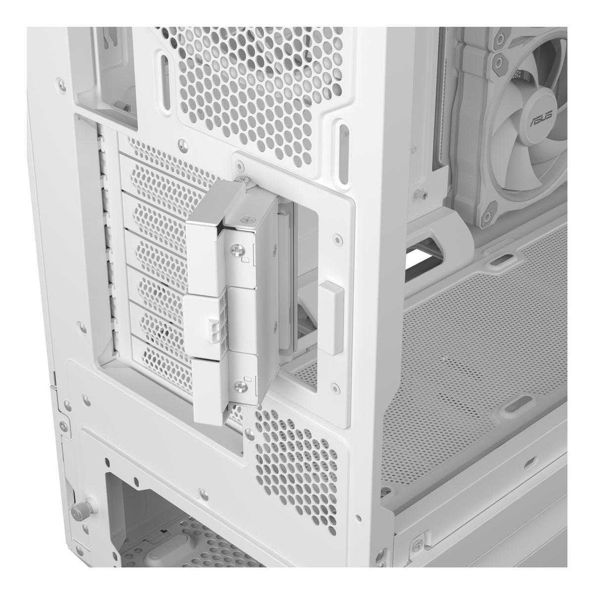 ASUS PRIME AP304 TG ARGB WHITE, PC, Bianco, Mini-ITX, ATX, micro ATX, Multi, 17,5 cm, 42 cm