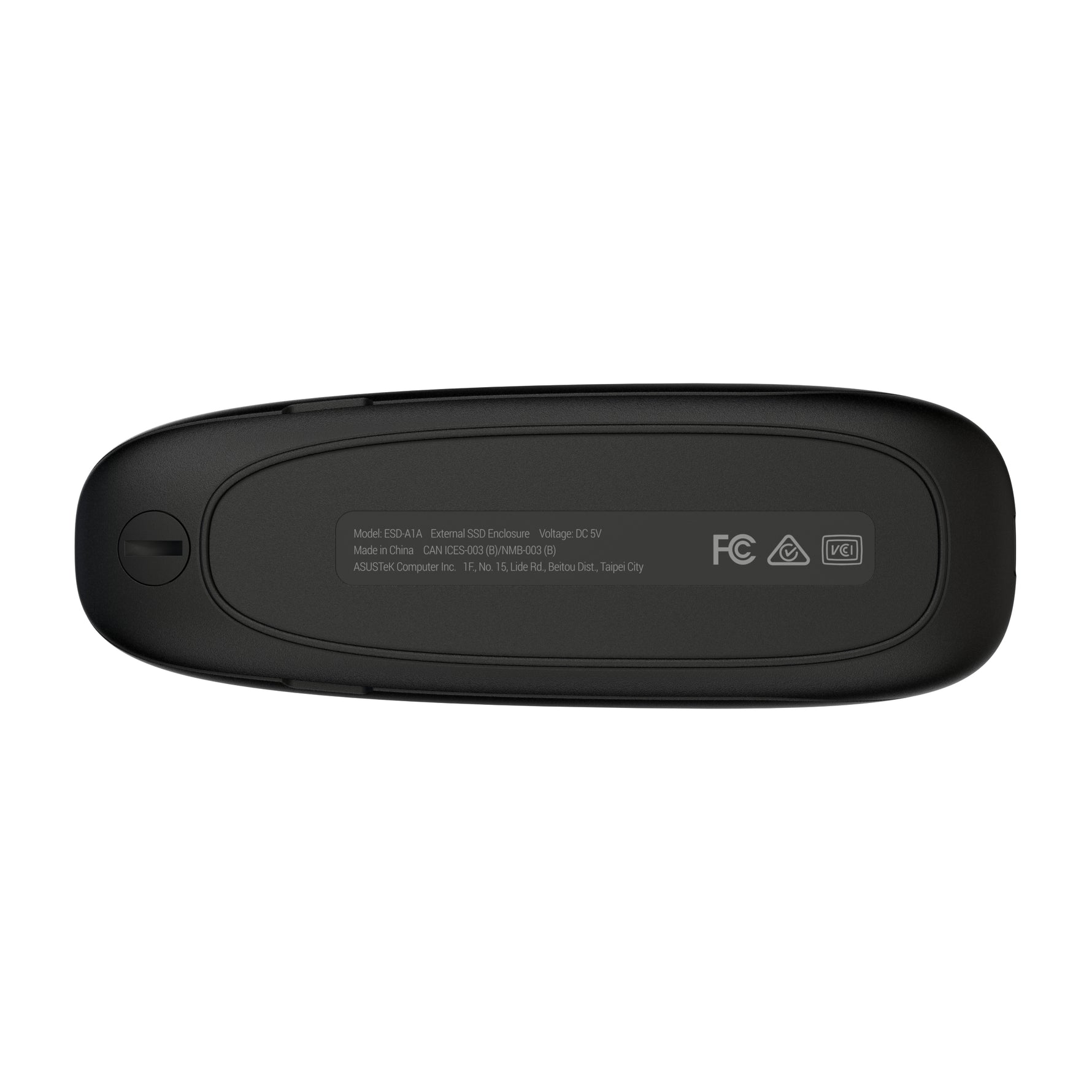 ASUS COBBLE Black (ESD-A1A/BLK), Box esterno SSD, M.2, PCI Express, SATA, 10 Gbit/s, Collegamento del dispositivo USB, Nero