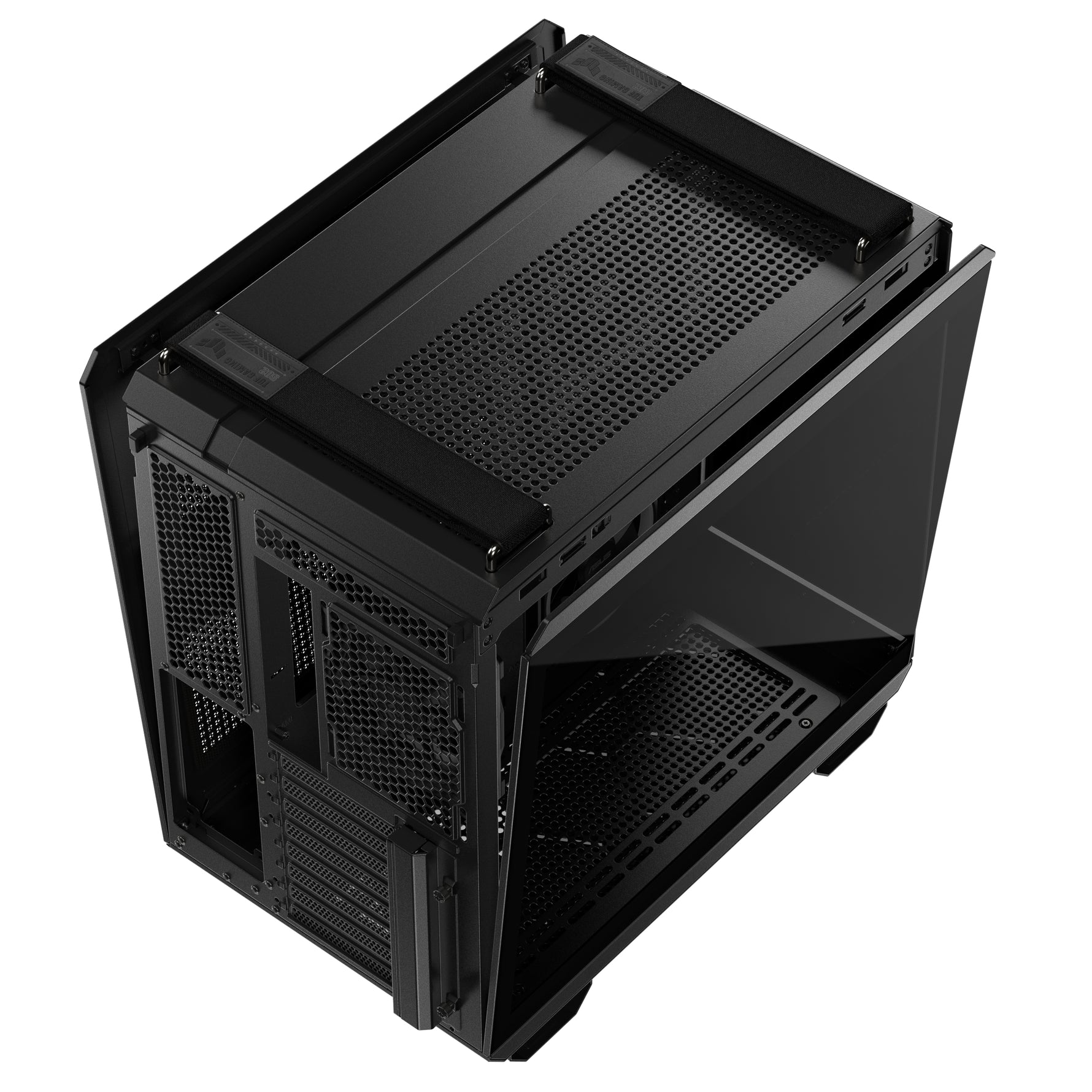 ASUS TUF GAMING GT502 Horizon TG ARGB Black, Midi Tower, PC, Nero, ATX, micro ATX, Mini-ITX, Gaming, 16,3 cm