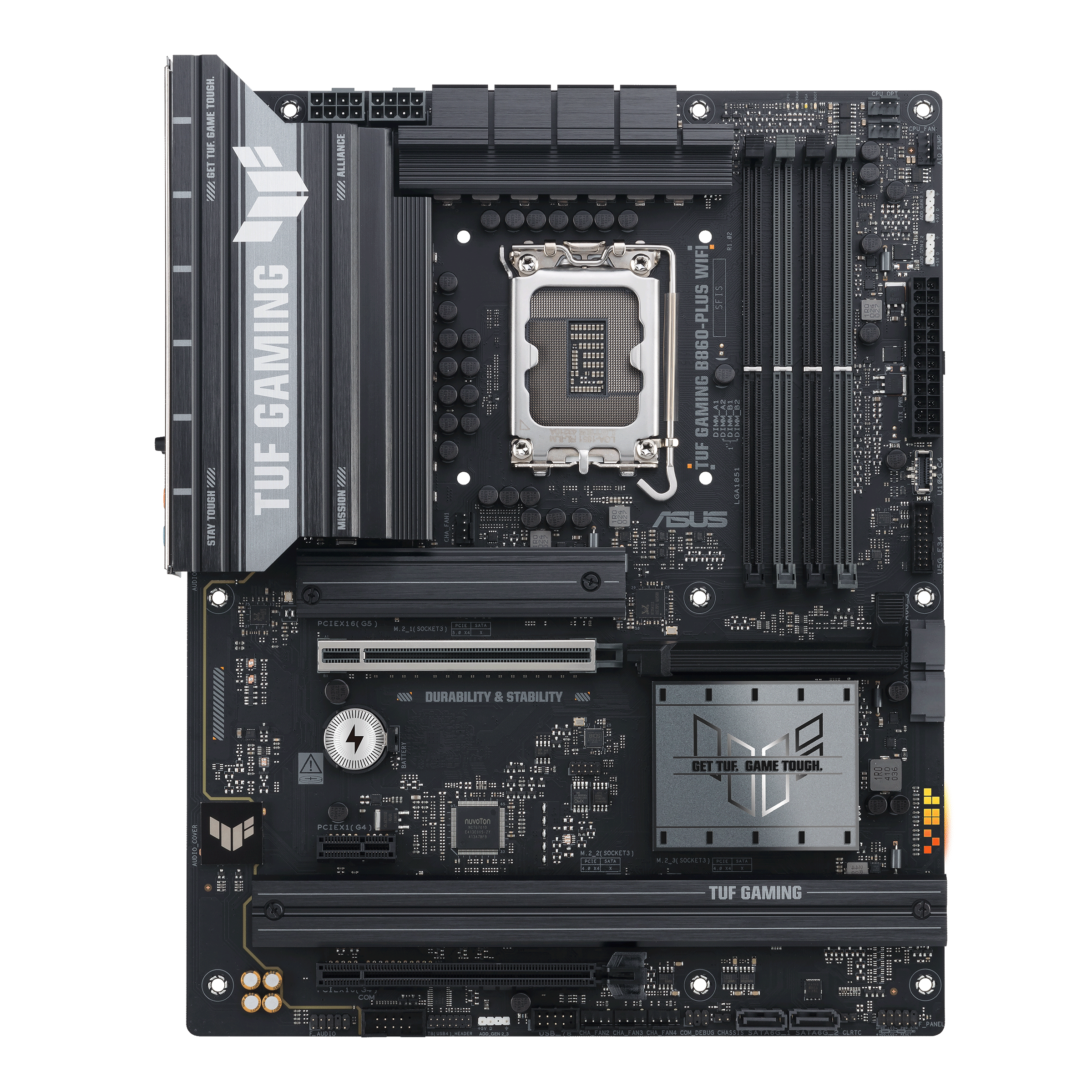 ASUS TUF GAMING B860-PLUS WIFI — foto ufficiale del componente