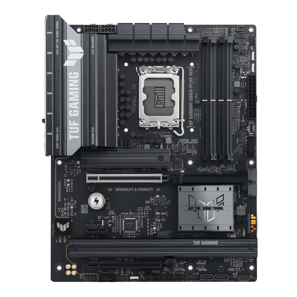 ASUS TUF GAMING B860-PLUS WIFI — foto ufficiale del componente