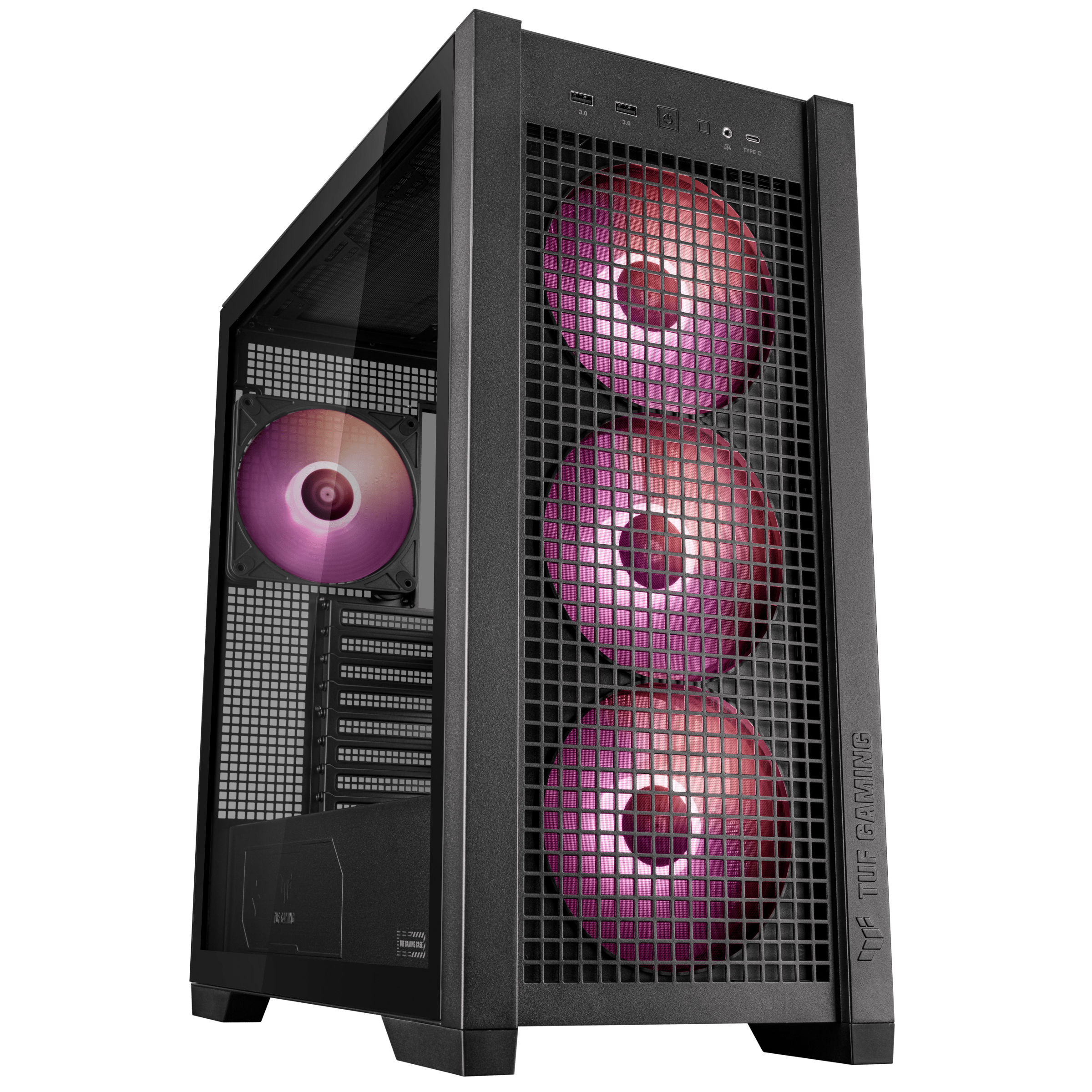 TUF Gaming GT302 TG ARGB Black — foto del case, non dell’assemblato finale