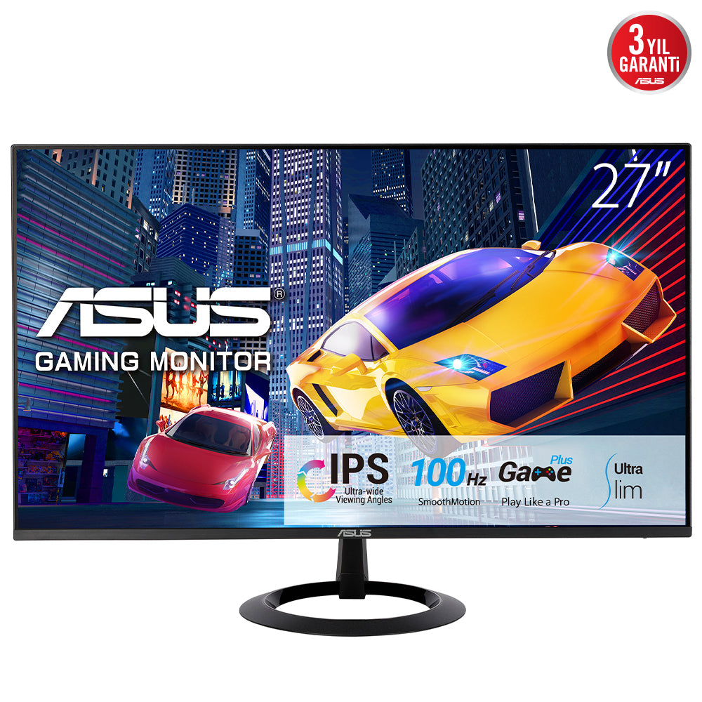 ASUS VZ27EHF, 68,6 cm (27"), 1920 x 1080 Pixel, Full HD, LCD, 1 ms, Nero