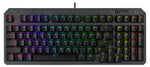 ASUS TUF Gaming K3 Gen II, Cablato, USB, Interruttore a chiave opto-meccanico, QWERTY, LED RGB, Nero
