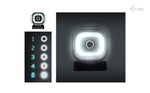 i-tec SOLOMON 700 STREAM 4K Webcam Ring Light, 8,29 MP, 3840 x 2160 Pixel, 60 fps, 81°, 5 V, 25,4 / 2,55 mm (1 / 2.55")