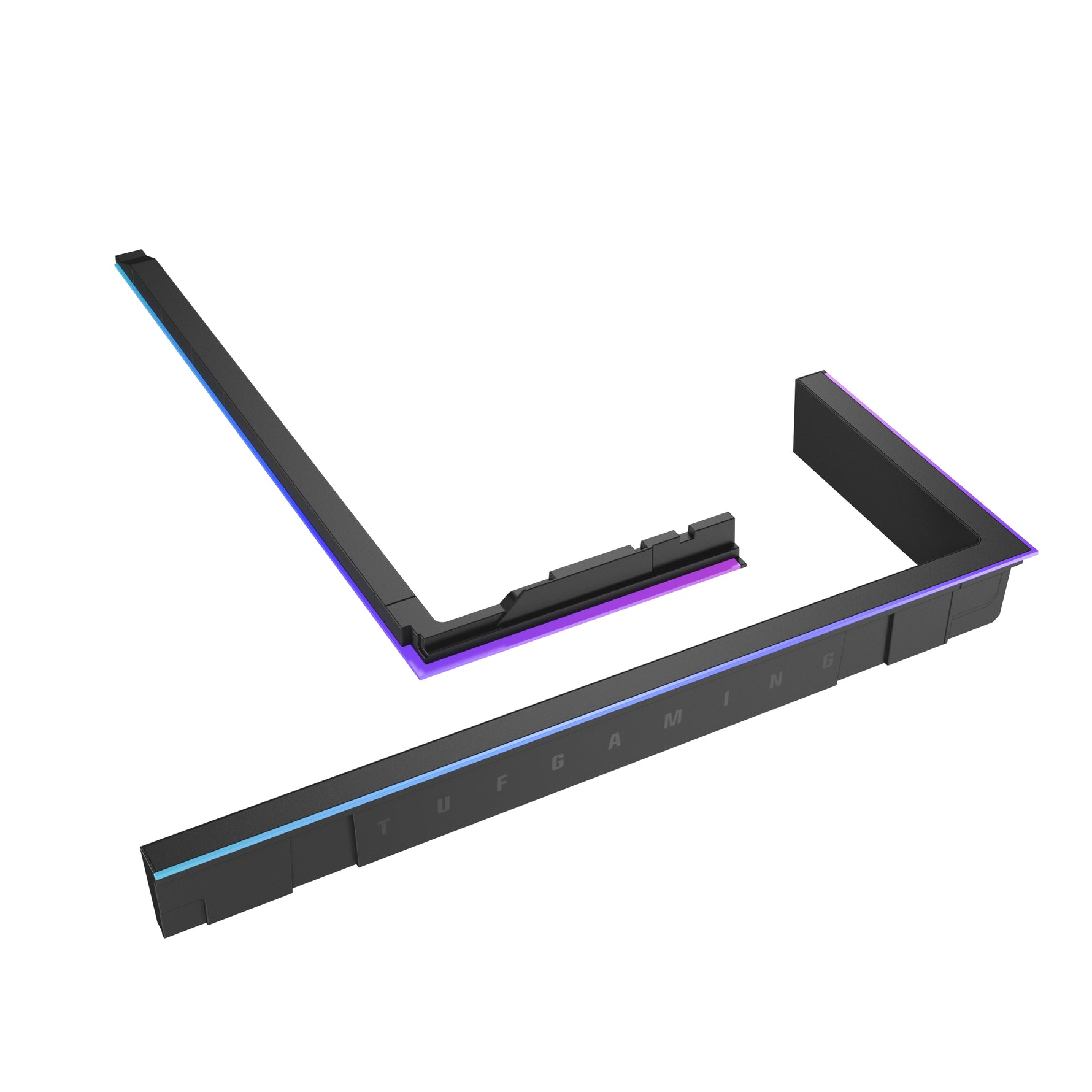 ASUS TUF GAMING GT502 Horizon ARGB Lighting Kit Black, Midi Tower, Kit di potenziamento della luce RGB, Nero, Multicolore, 20000 h, 3 pin ARGB