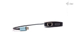 i-tec Metal USB-C Travel Nano Dock HDMI/VGA with LAN + Power Delivery 100 W, Cablato, USB 3.2 Gen 1 (3.1 Gen 1) Type-C, 100 W, 3,5 mm, Argento, MicroSD (TransFlash), SD