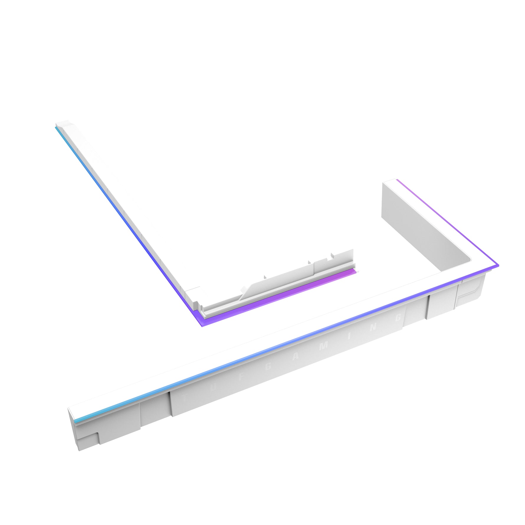 ASUS TUF GAMING GT502 Horizon ARGB Lighting Kit White, Kit di potenziamento della luce RGB, Bianco, Multicolore, 20000 h, 3 pin ARGB, 5 V