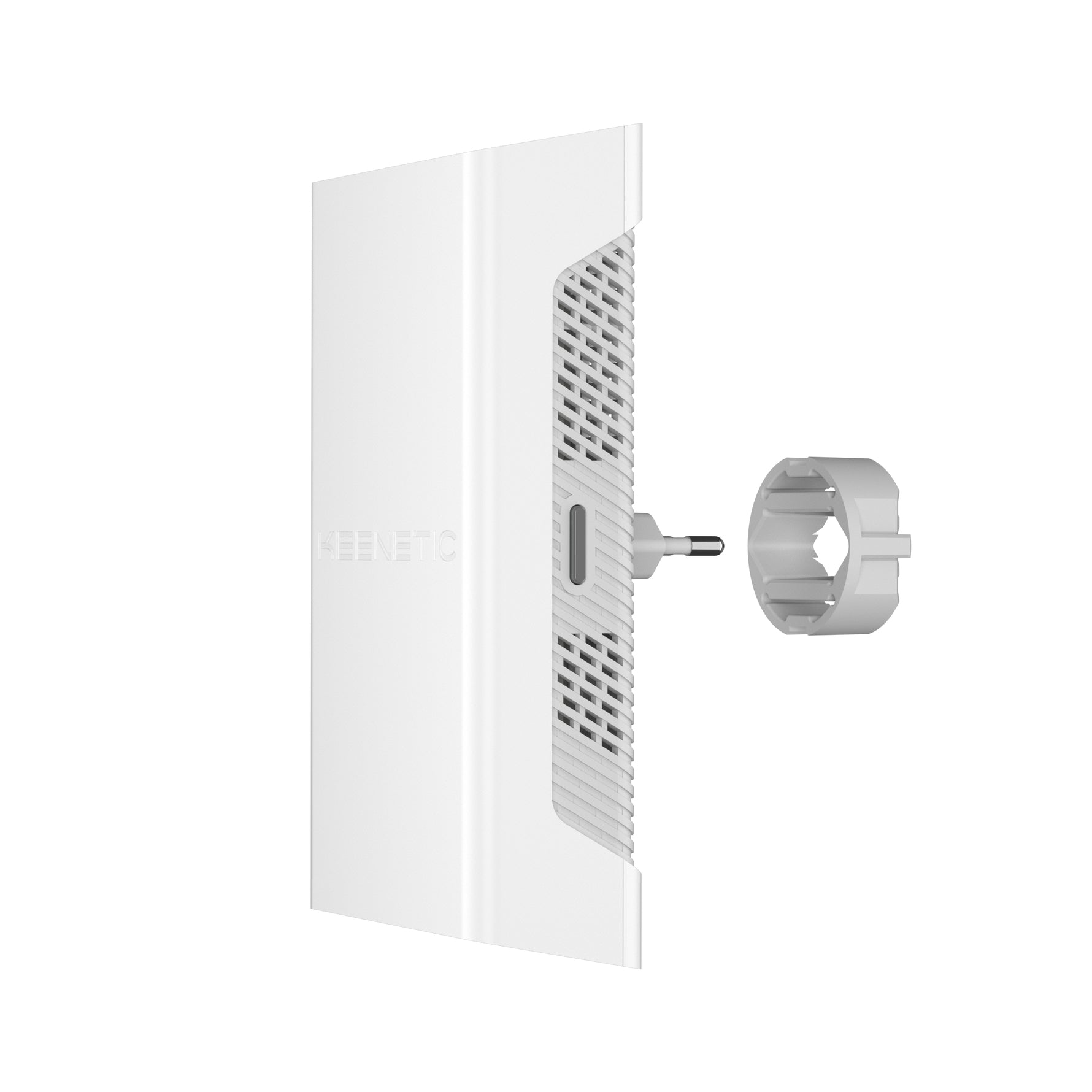 Keenetic Buddy 6 SE (KN-4410) Ripetitore Wi-Fi mesh 6 AX3000 con porta Ethernet Gigabit, Ripetitore di rete, 3000 Mbit/s, 1000 Mbit/s, Interno, Gigabit Ethernet, 10/100/1000Base-T(X)