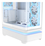 ASUS PRIME AP304 TG ARGB WHITE, PC, Bianco, Mini-ITX, ATX, micro ATX, Multi, 17,5 cm, 42 cm