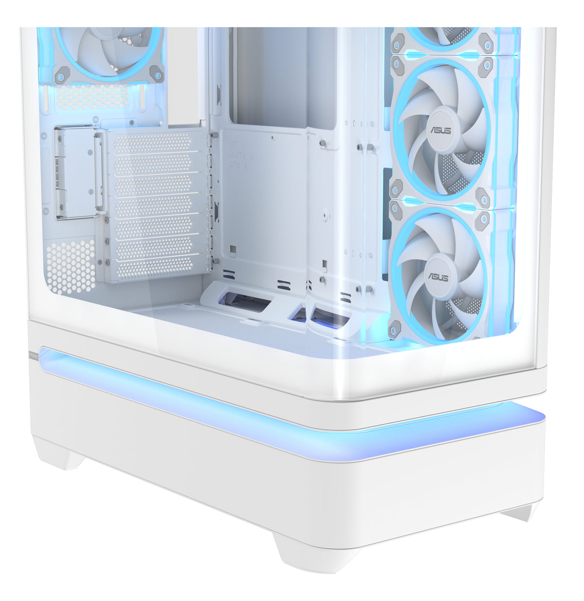 ASUS PRIME AP304 TG ARGB WHITE, PC, Bianco, Mini-ITX, ATX, micro ATX, Multi, 17,5 cm, 42 cm
