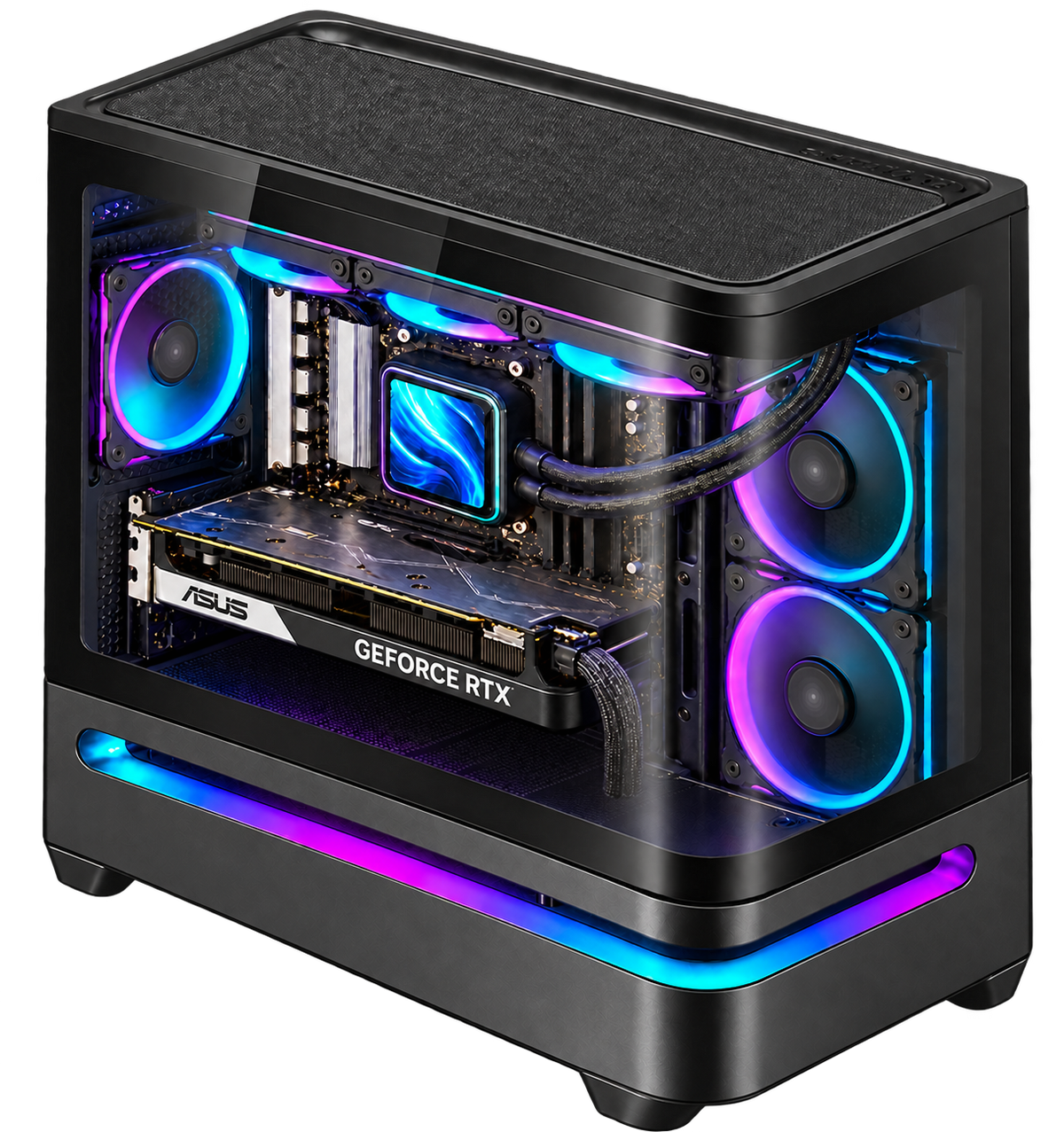 EXPLORER AI AMD — render illustrativo, vista dall’alto
