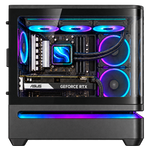EXPLORER AI AMD — render illustrativo, vista laterale