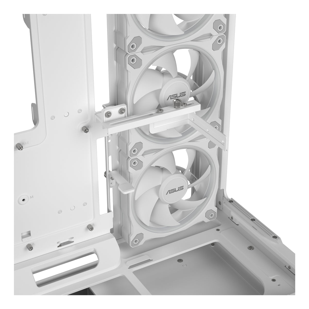ASUS PRIME AP304 TG ARGB WHITE, PC, Bianco, Mini-ITX, ATX, micro ATX, Multi, 17,5 cm, 42 cm