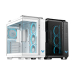 ASUS TUF GAMING GT502 Horizon TG ARGB White, Midi Tower, PC, Bianco, ATX, micro ATX, Mini-ITX, 16,3 cm, 40 cm