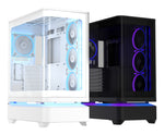 ASUS PRIME AP304 TG ARGB WHITE, PC, Bianco, Mini-ITX, ATX, micro ATX, Multi, 17,5 cm, 42 cm