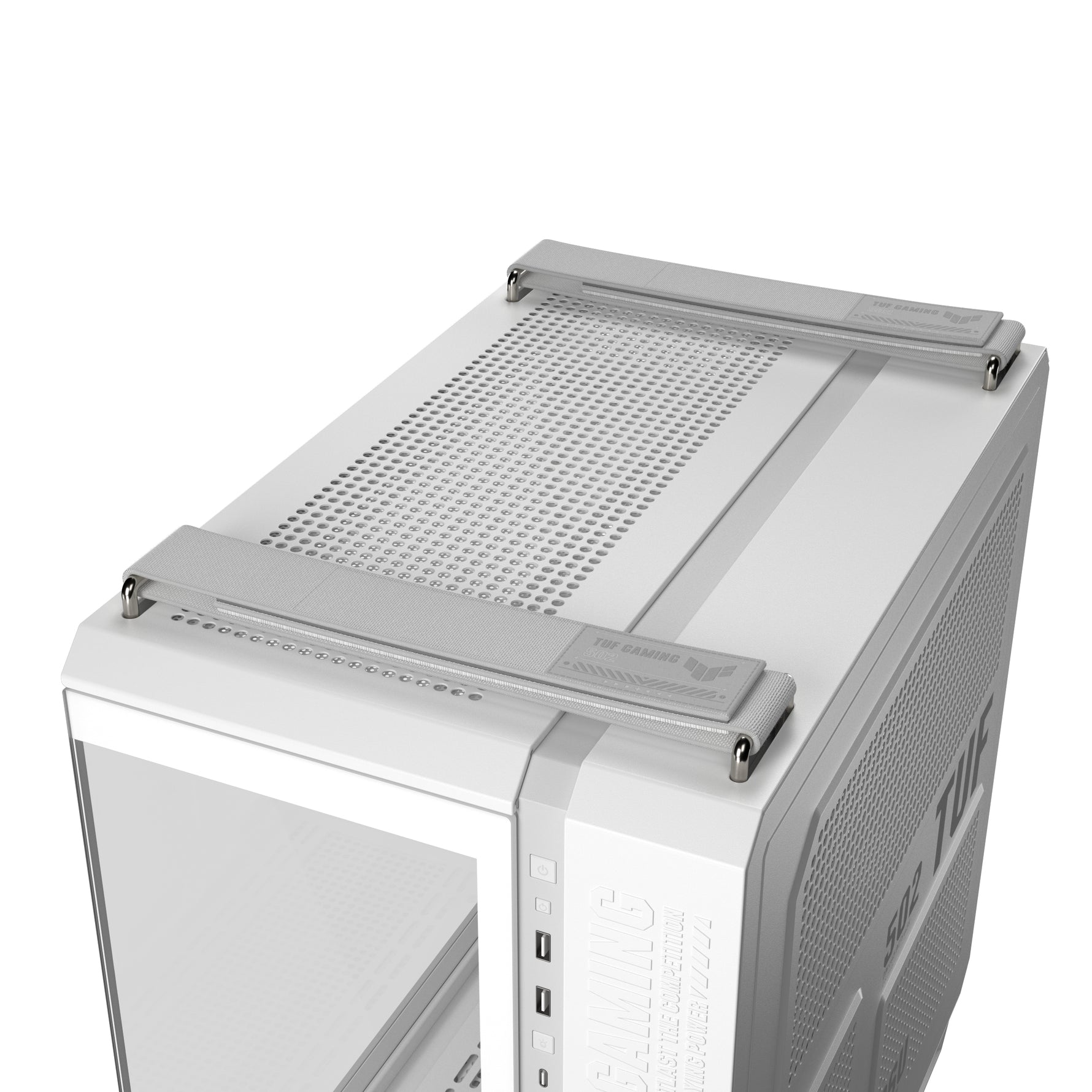 ASUS TUF GAMING GT502 Horizon TG ARGB White, Midi Tower, PC, Bianco, ATX, micro ATX, Mini-ITX, 16,3 cm, 40 cm