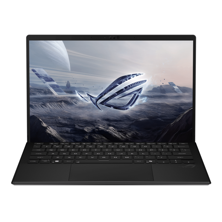 ROG Flow Z13 GZ302 Off Black frontale con tastiera staccabile, immagine ufficiale ASUS