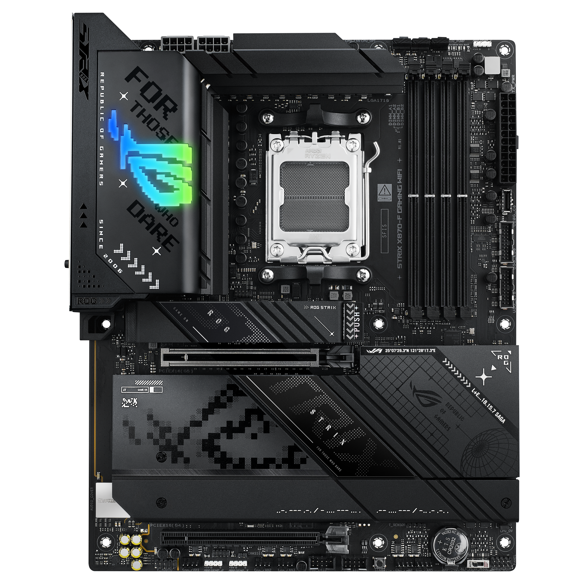 ROG Strix X870-F Gaming WiFi — foto ufficiale ASUS