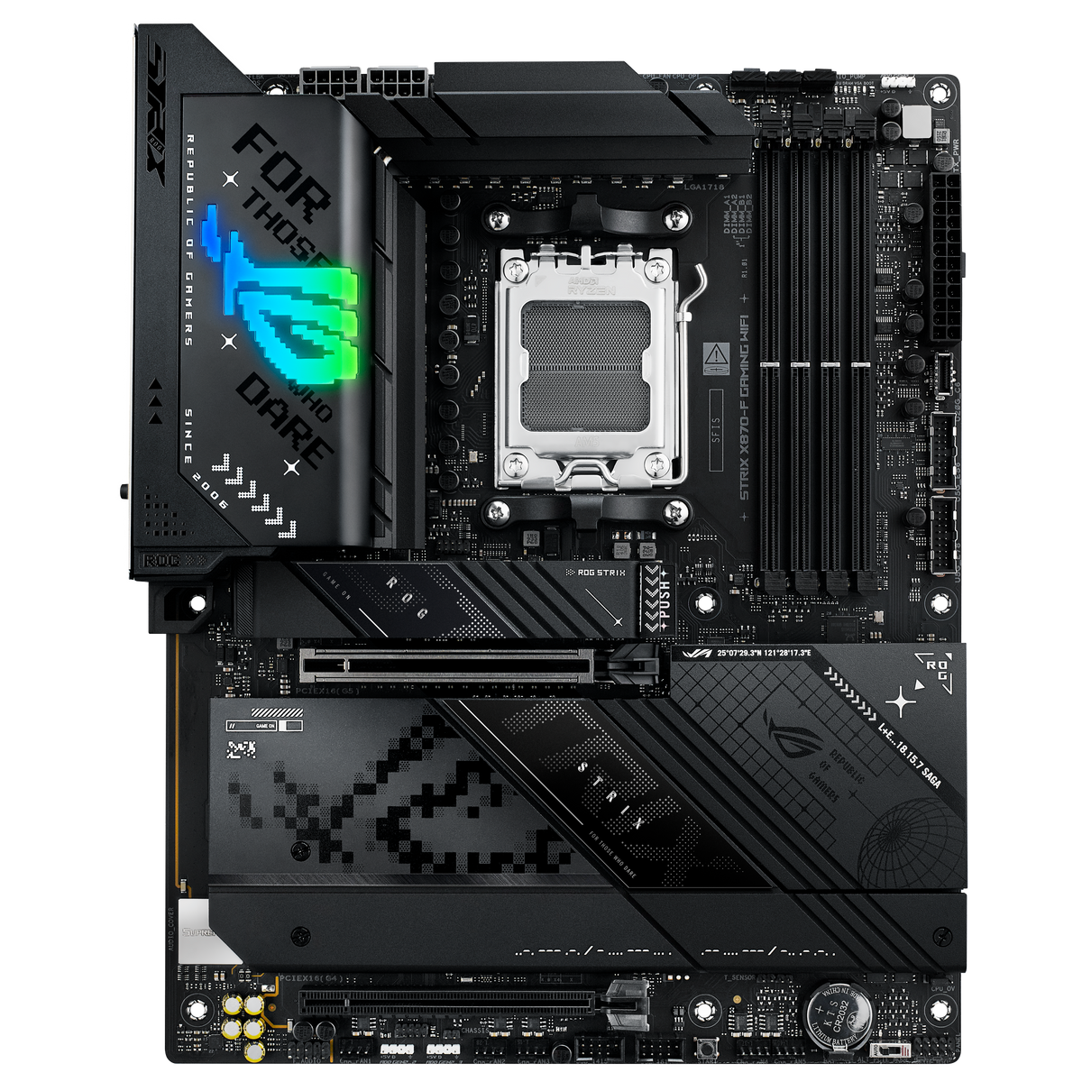 ROG Strix X870-F Gaming WiFi — foto ufficiale ASUS