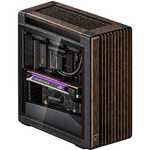 PRO AI INTEL, vista alta illustrativa con GPU parallela alla base del case nello slot PCI Express superiore