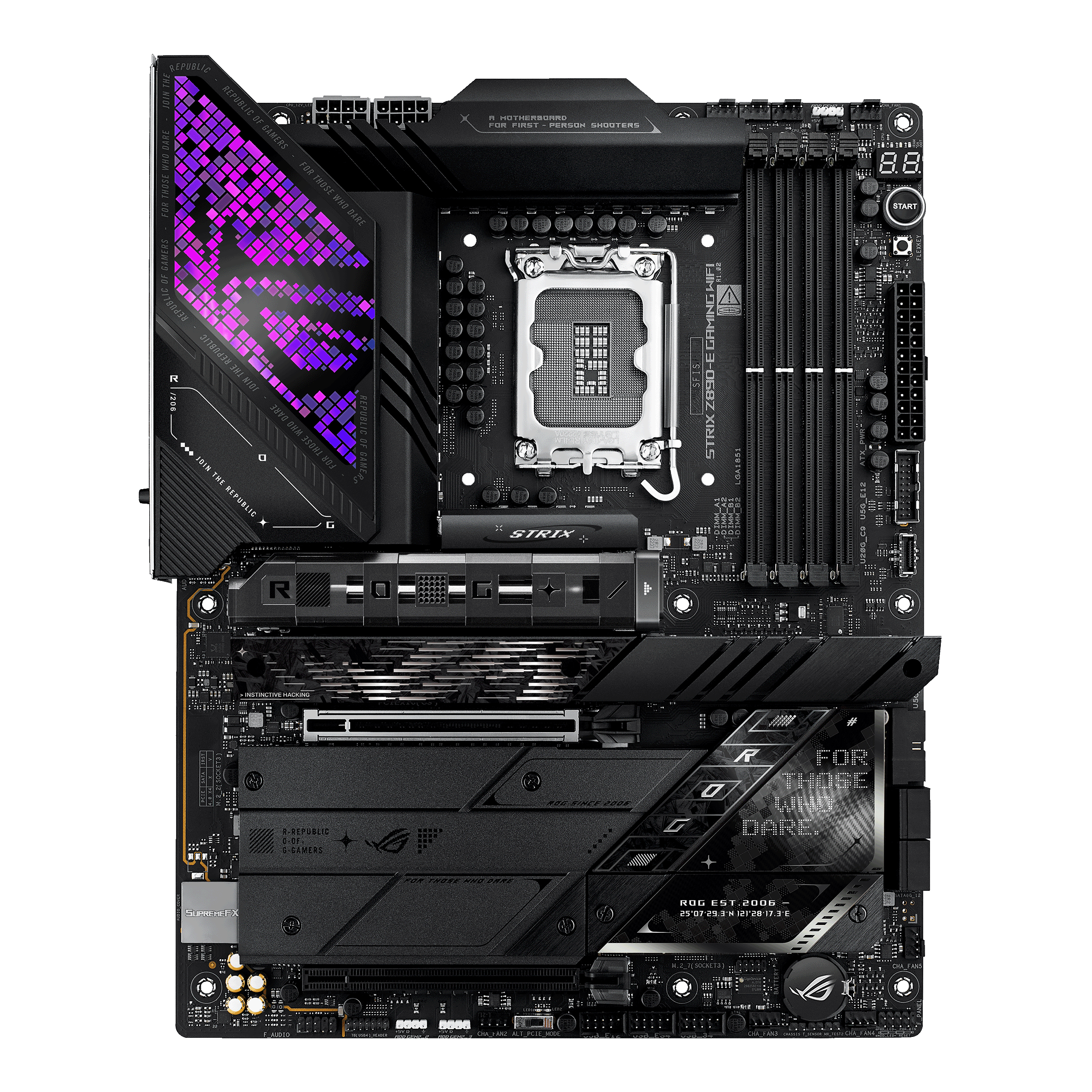 ASUS ROG Strix Z890-E Gaming WiFi — foto ufficiale