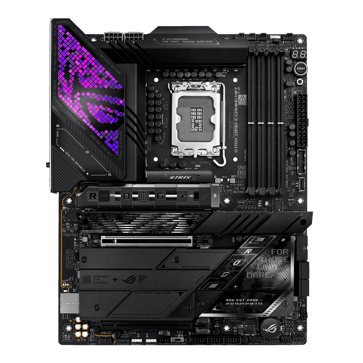 ASUS ROG Strix Z890-E Gaming WiFi — foto ufficiale