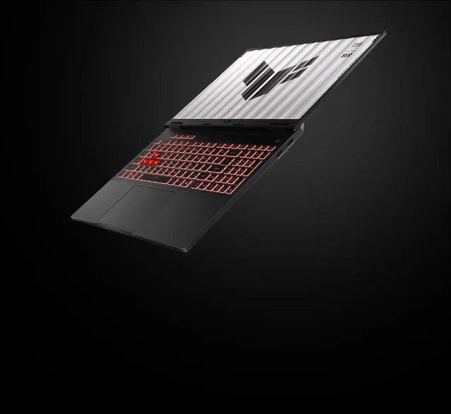 ASUS TUF Gaming A16, immagine ufficiale della serie con tastiera retroilluminata